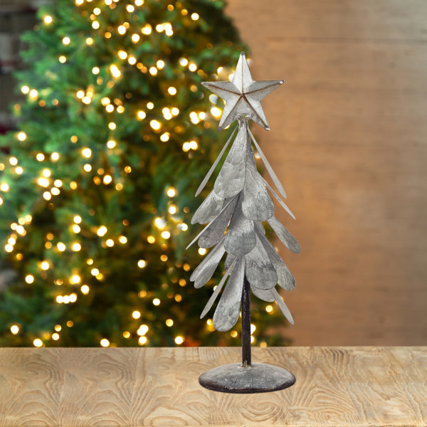 Steelside™ Iron Galvanized Christmas Tree Décor & Reviews Wayfair